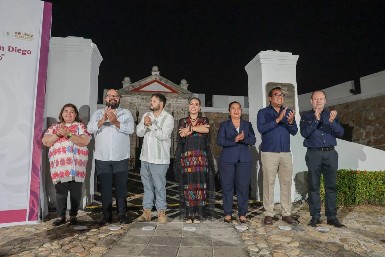 FONATUR y Evelyn Salgado impulsan iluminación del Fuerte de San Diego en Acapulco