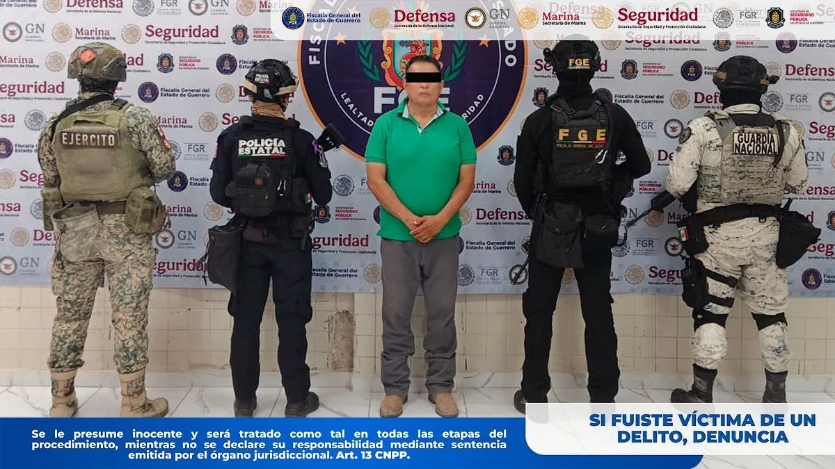 Cae hombre por homicidio ocurrido hace 21 años en Guerrero