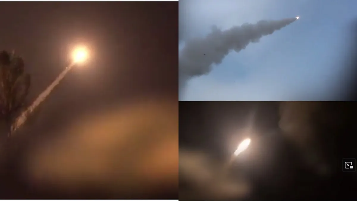 Lanzamiento de misiles balísticos en respuesta a los ataques de EU e Israel.