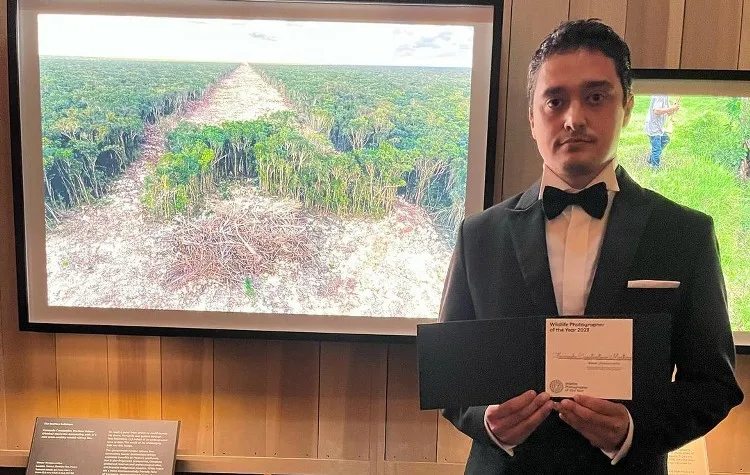 Foto sobre deforestación del Tren Maya gana premio internacional