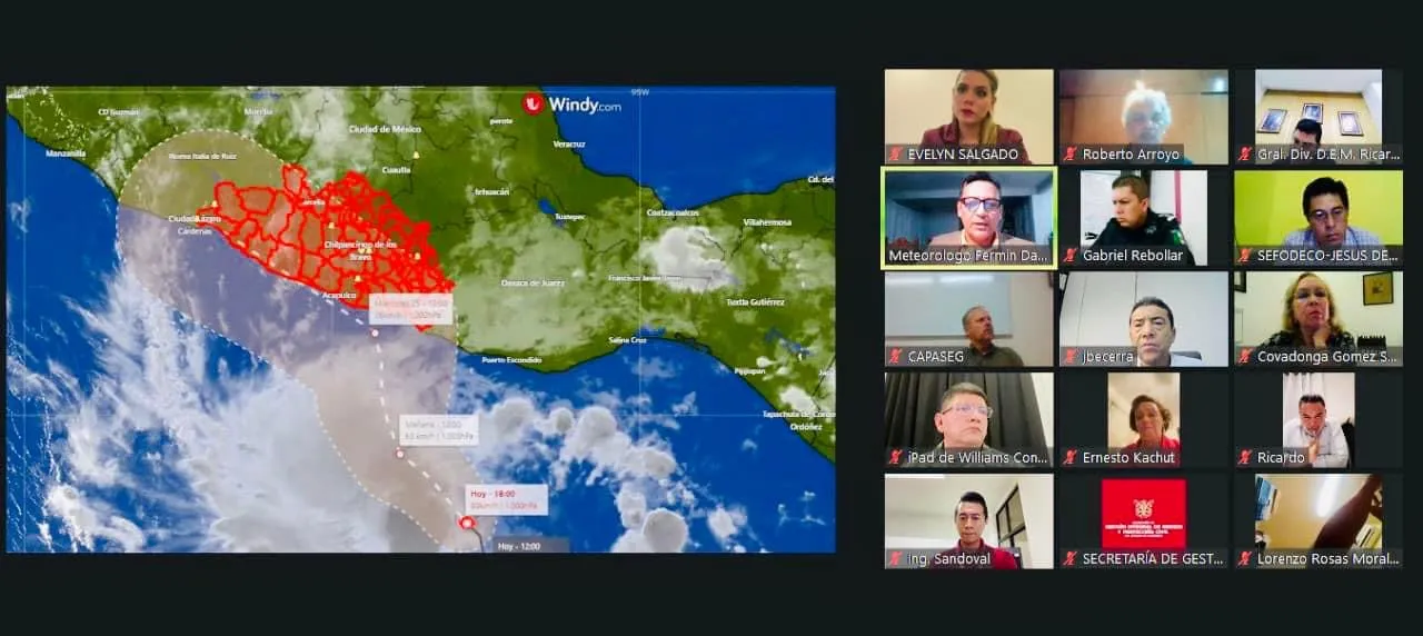 Alertan que “Otis” tocaría tierra en Guerrero como huracán categoría 1