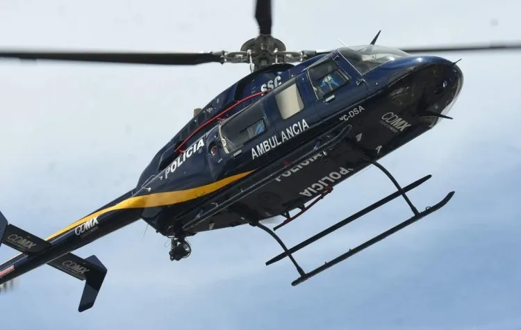 Trasladan por helicóptero a paciente con quemaduras de Acapulco a CDMX