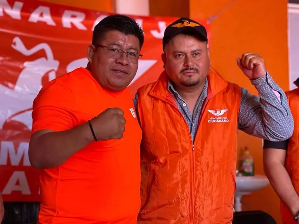 Masedonio Mendoza y dirigentes de MC aperturan Casa Naranja en Alcozauca
