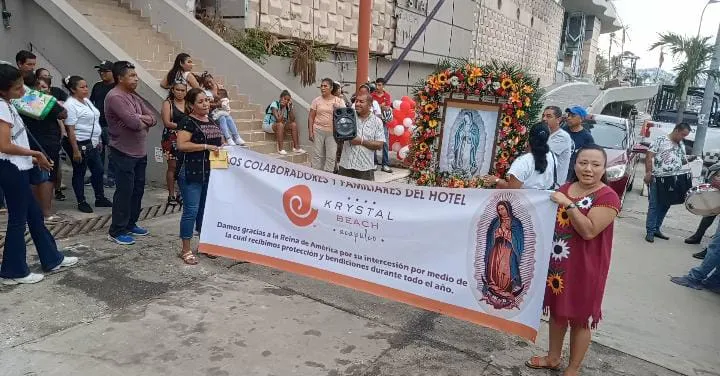 Con peregrinaciones agradecen a la Guadalupana por la vida después de Otis